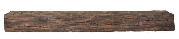 Lexington Hearth Tobacco Barn 60" Handcrafted Non-Combustible Maduro Mantel Shelf Kit