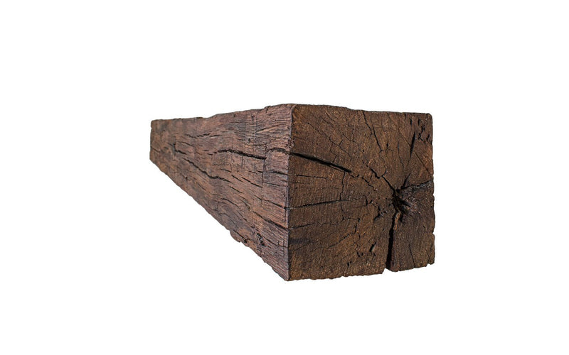 Lexington Hearth Tobacco Barn 72" Handcrafted Non-Combustible Maduro Mantel Shelf Kit