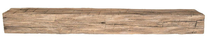 Lexington Hearth Tobacco Barn 72" Handcrafted Non-Combustible Pale Honey Mantel Shelf Kit