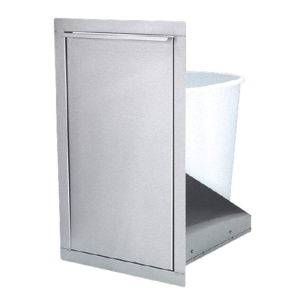 MHP 28" Stainless Steel Pull-Out Trash Compartment for Outdoor Kitchens