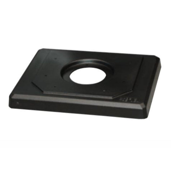 MHP Black Powder-Coated Cast Aluminum Portable Base with Durable Construction