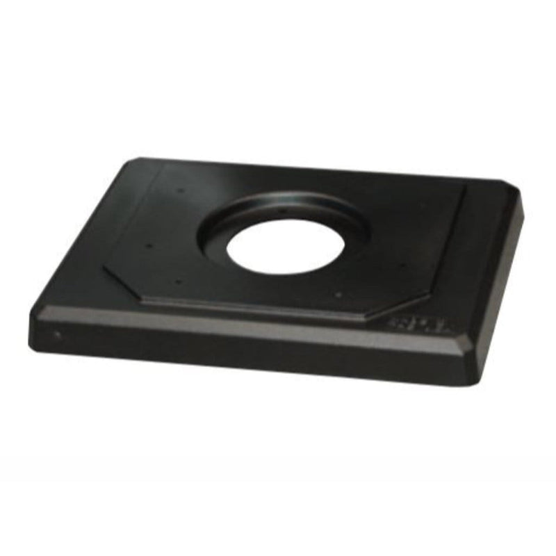 MHP Black Powder-Coated Cast Aluminum Portable Base with Durable Construction