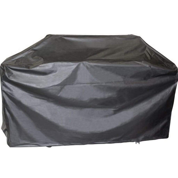 MHP Custom Full-Length Vinyl Grill Cover with Logo for GJK & GHJK Models with Side Burner
