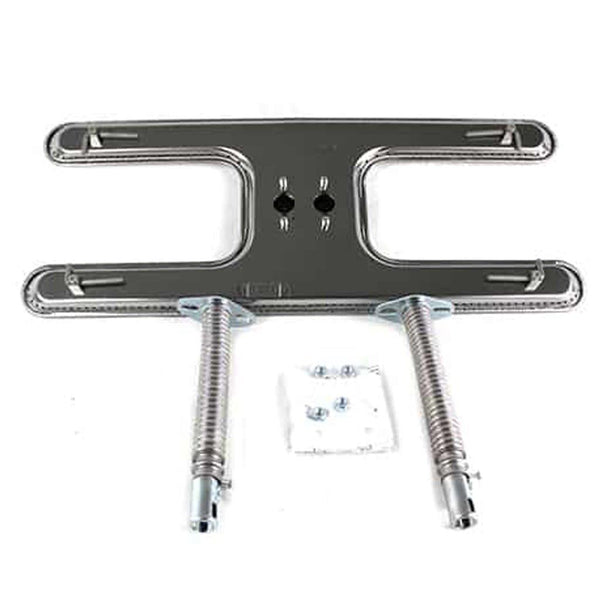 MHP DLBC8 Large Stainless Steel Dual Burner with Adjustable Legs & V12 Venturi