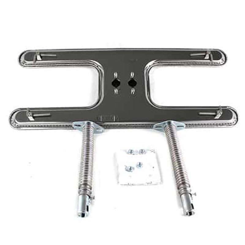 MHP DLBC8 Large Stainless Steel Dual Burner with Adjustable Legs & V12 Venturi