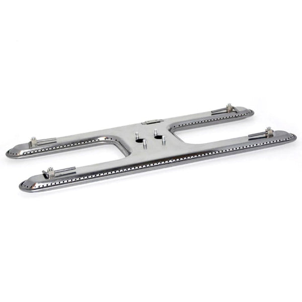 MHP DSB Deluxe Stainless Steel Small Dual H-Burner with Adjustable Legs