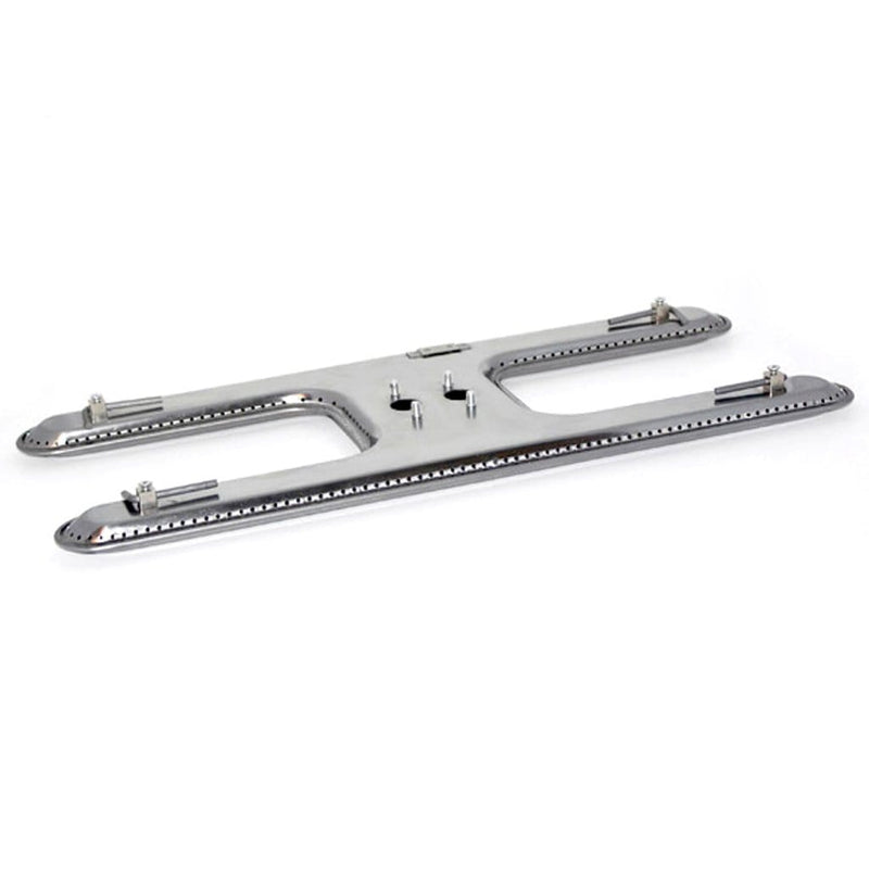 MHP DSB Deluxe Stainless Steel Small Dual H-Burner with Adjustable Legs