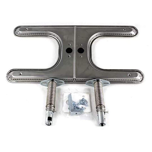 MHP EDSBC7 Economy Small Dual Burner with Two V11 Venturi – Universal Grill Replacement