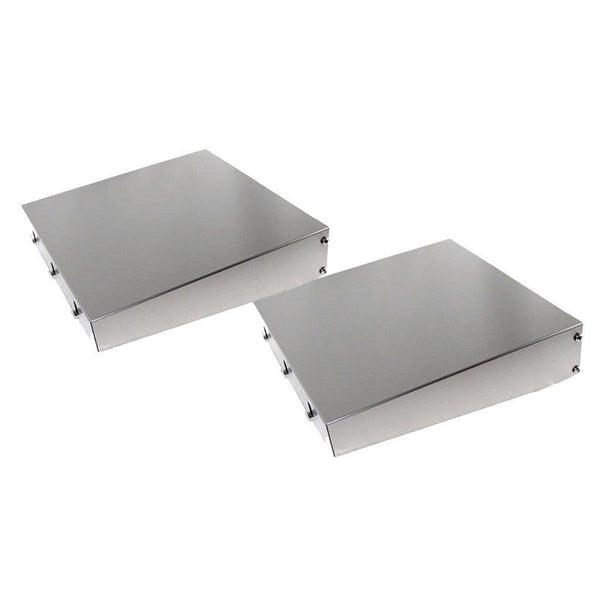 MHP GGDDSK 2-Piece Stainless Steel Drop-Down Side Shelves for Left or Right Grill Installation