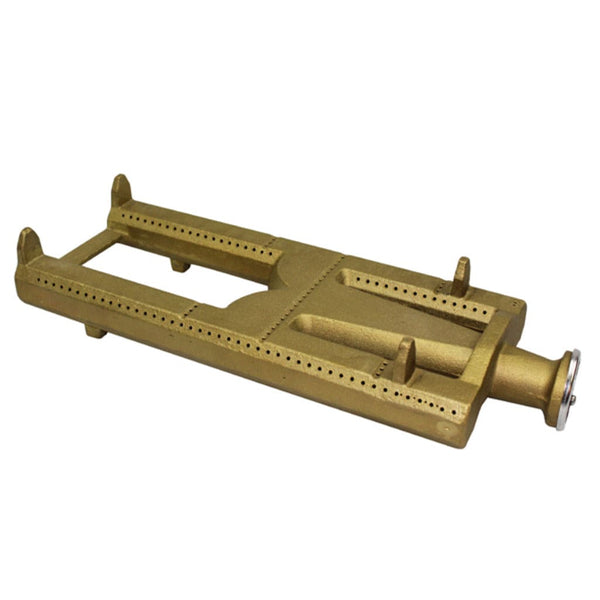 MHP LYXBR Cast Brass Grill Burner with Adjustable Air Shutter for Lynx