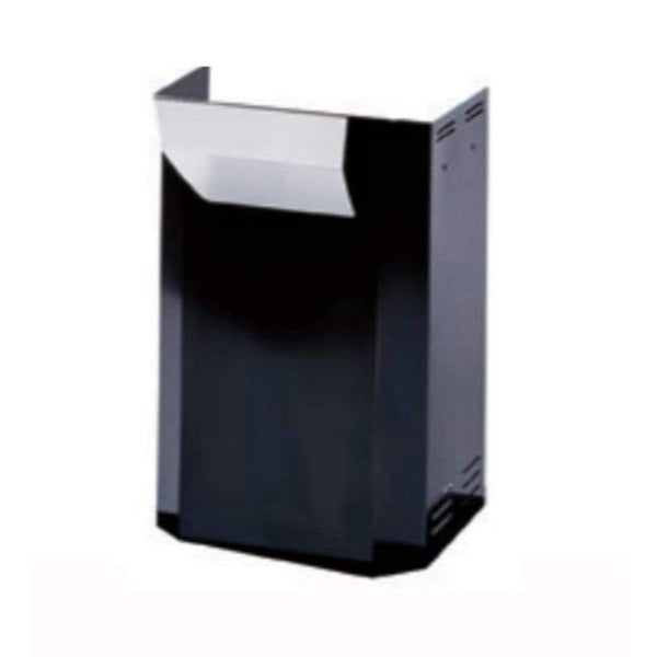 MHP OCOLB Black Aluminum Column with Stainless Steel Access Door