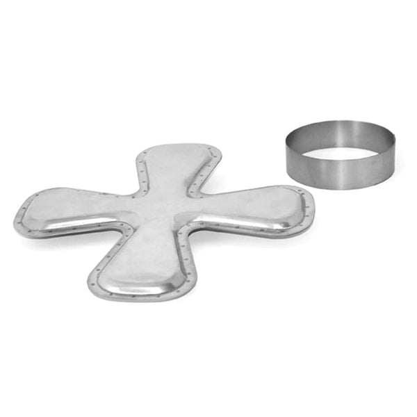 MHP RB Stainless Steel Cloverleaf Burner for Charmglow & Structo Grills
