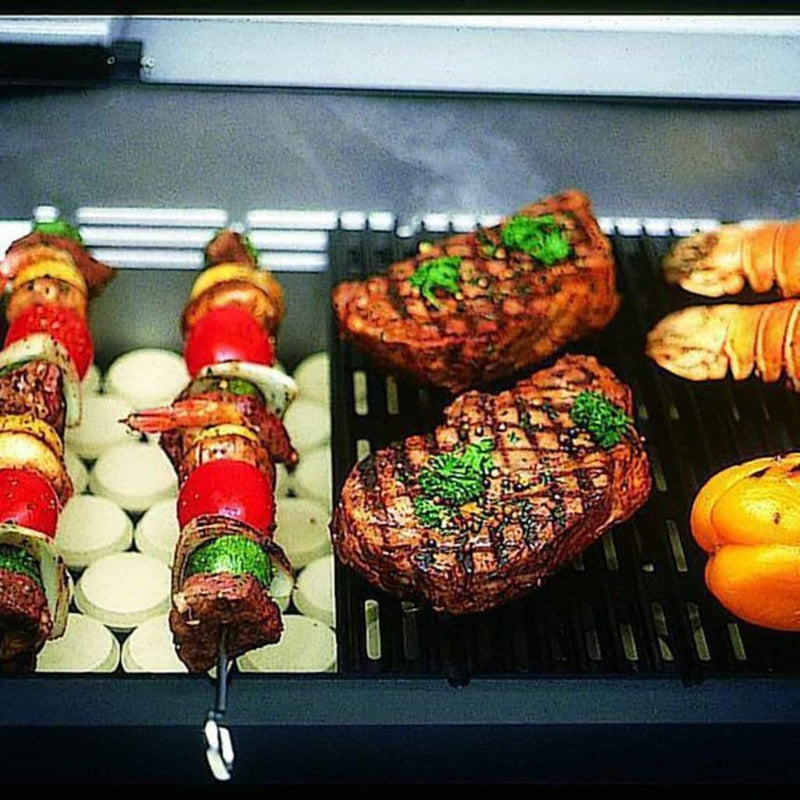 MHP THRG2LS Stainless Steel Hybrid Built-In Gas Grill with Infrared & Cast Stainless Steel Burners