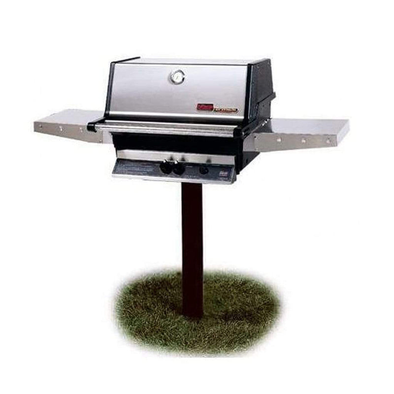 MHP TJK 2 Gas Grill Head with Patented “H” Dual Burners and 2 Stainless Steel Shelves