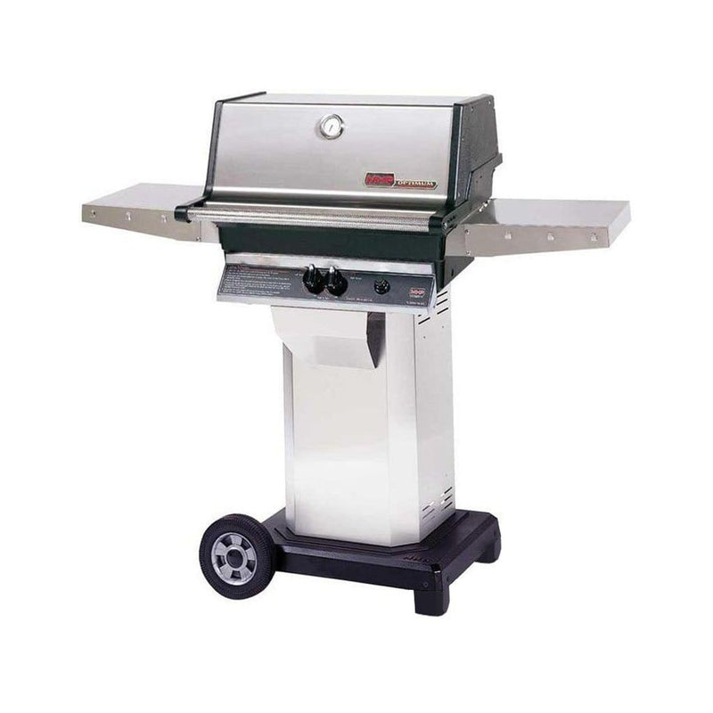 MHP TJK 2 Gas Grill Head with Patented “H” Dual Burners and 2 Stainless Steel Shelves