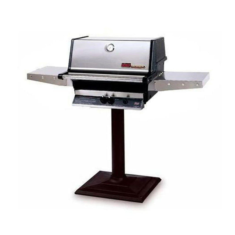 MHP TJK 2 Gas Grill Head with Patented “H” Dual Burners and 2 Stainless Steel Shelves