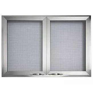 Majestic - 36" Stainless Steel Mesh Door for Vesper Gas Fireplace | VOFBSD-36