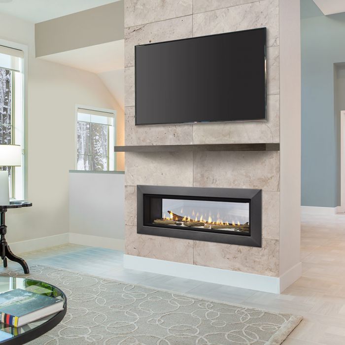 Majestic 36" Direct Vent Echelon II See-Through Gas Fireplace with IntelliFire Touch Ignition System
