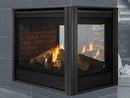 Majestic Pearl II Direct Vent IntelliFire Touch Ignition System36 Inch Peninsula Gas Fireplace 