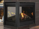 Majestic Pearl II Direct Vent IntelliFire Touch Ignition System36 Inch Peninsula Gas Fireplace 