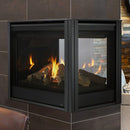 Majestic Pearl II Direct Vent IntelliFire Touch Ignition System36 Inch Peninsula Gas Fireplace 