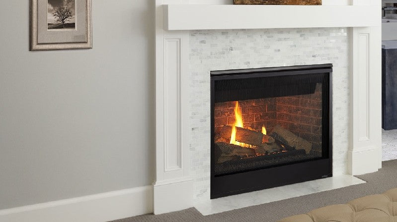Majestic 42" Meridian Platinum Direct Vent Gas Fireplace With IntelliFire Touch Ignition System