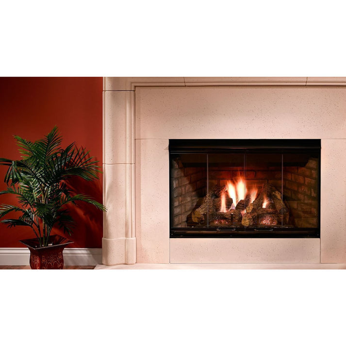 Majestic 42" Reveal B-Vent Gas Fireplace With IntelliFire Ignition System