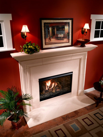 Majestic Reveal Traditional Refractory 42 Inch B-vent Gas Fireplace 