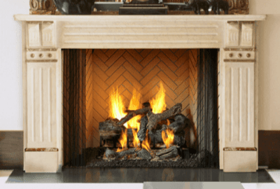 Majestic Ashland Radiant 36" Traditional Wood Burning Fireplace