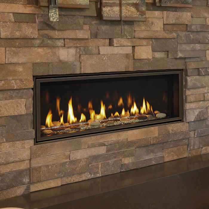 Majestic 48 Inch Echelon II See-Through Indoor Contemporary Direct Vent Gas Fireplace 