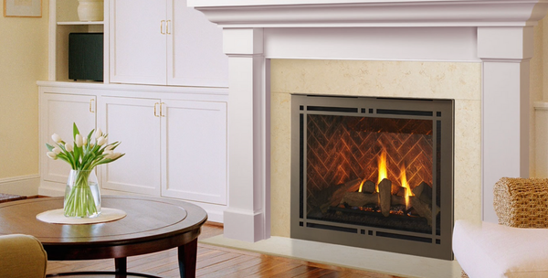 Majestic Meridian Direct Vent Gas Fireplace 42" With IntelliFire Touch Ignition System