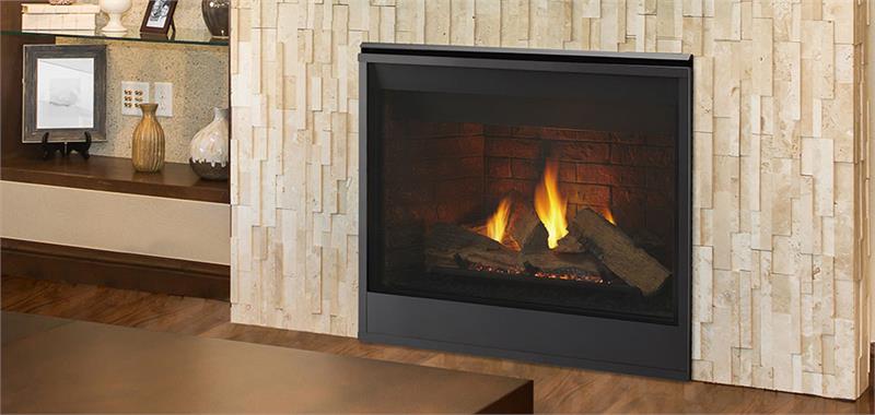 Majestic Meridian Platinum Gas Fireplace 36" Direct Vent With IntelliFire Touch Ignition System