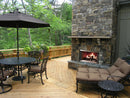 Majestic 36 Inch Montana Wood Burning Outdoor Fireplace