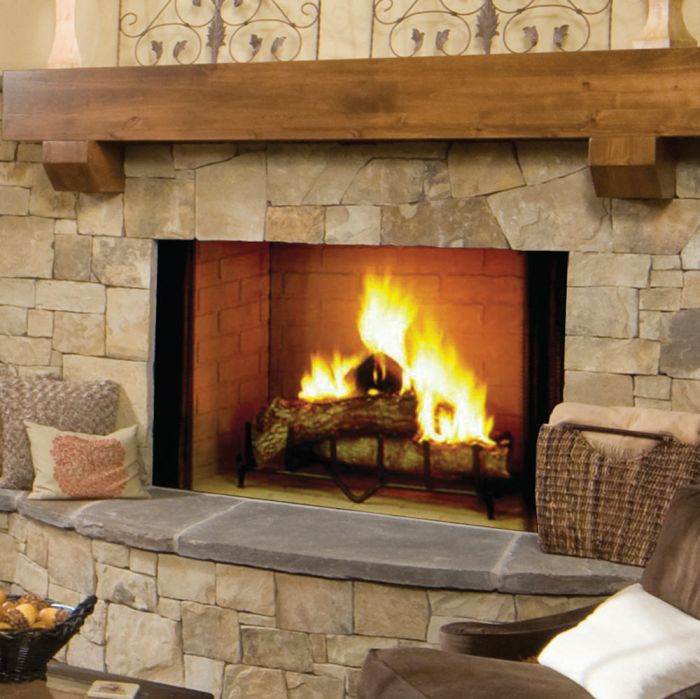 Majestic Wood Burning Fireplace 42" Biltmore Radiant Traditional