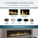 Majestic Echelon II Contemporary Energy Efficiency 72 Inch Direct Vent Gas Fireplace