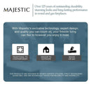 Majestic Echelon II Contemporary Energy Efficiency 72 Inch Direct Vent Gas Fireplace