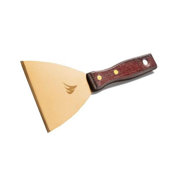 Memphis 3-Piece 18" Brass & Wood Grill Scraper Kit – Gentle Cleaning Tools