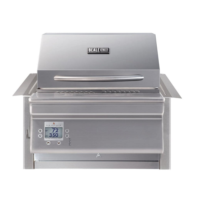 Memphis Beale Street 34" Built-In Pellet Grill – Wi-Fi Controlled with Open Flame Searing

