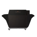 Memphis Elite Cart ITC3 Pellet Grill Cover – Black Polyester, Water-Resistant Design