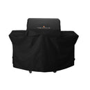 Memphis Black Polyester Grill Cover for Pro Cart ITC2 Pellet Grill - Water-Resistant