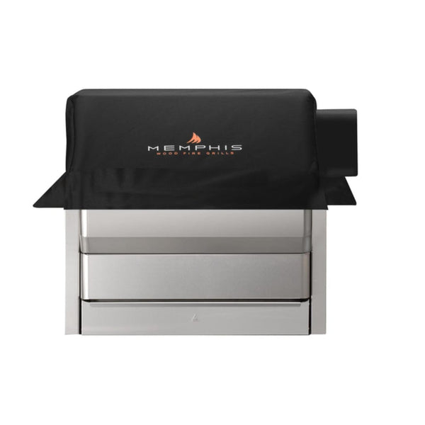 Memphis Black Polyester Grill Cover for Pro ITC3 Built-In Pellet Grill – Weather Protection