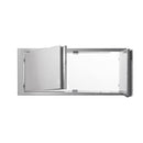 Memphis Pro 30" Double Access Lower Door – Stainless Steel Handle-Free Design