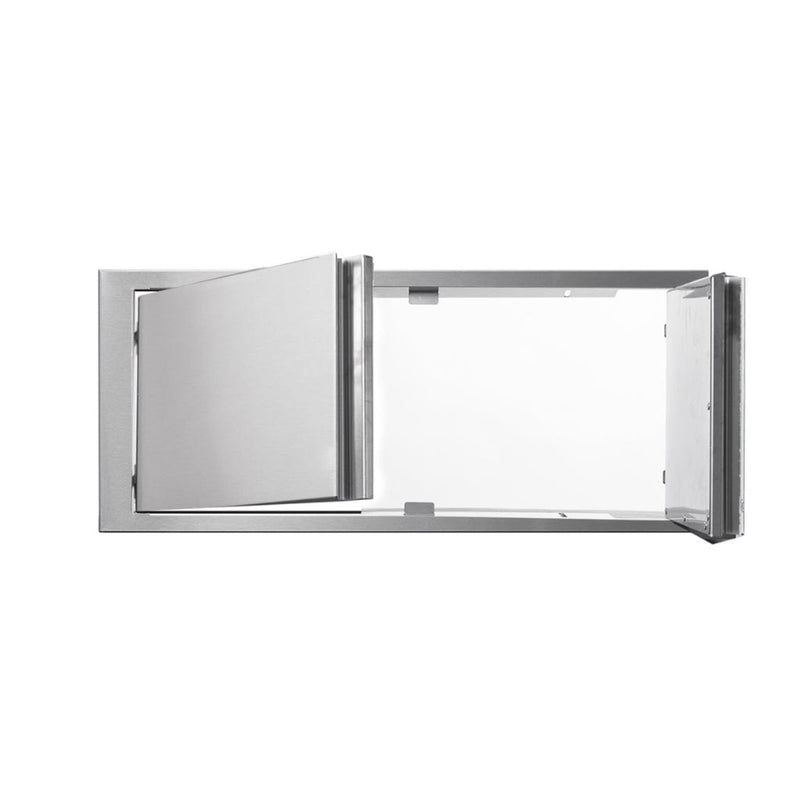 Memphis Pro 30" Double Access Lower Door – Stainless Steel Handle-Free Design