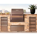 Memphis Pro ITC3 28" Built-In Pellet Grill – Wi-Fi Enabled with Direct Flame & IntelliBurn Technology