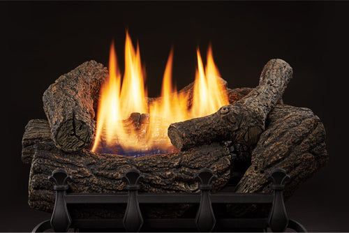 Monessen - Mountain Oak 24" Gas Log Set for Lumonessen Vent-Free Burner | MTNOK-24