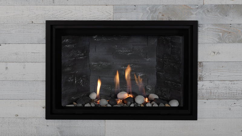Montigo 34" DelRay Basic Square Direct Vent Gas Fireplace 15,000 BTU