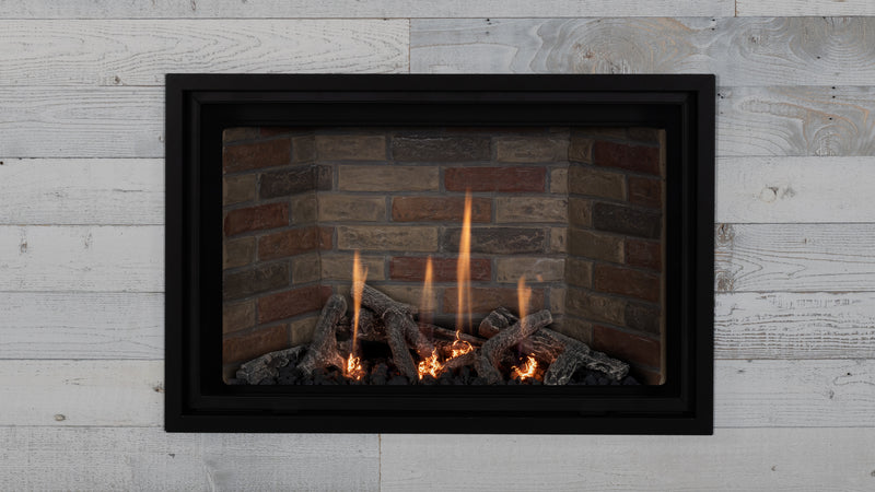 Montigo 34" DelRay Basic Square Direct Vent Gas Fireplace 15,000 BTU