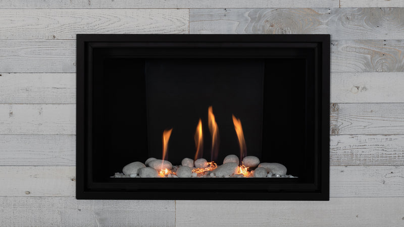 Montigo 34" DelRay Basic Square Direct Vent Gas Fireplace 15,000 BTU