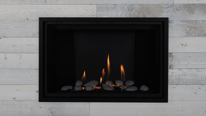 Montigo 34" DelRay Basic Square Direct Vent Gas Fireplace 15,000 BTU