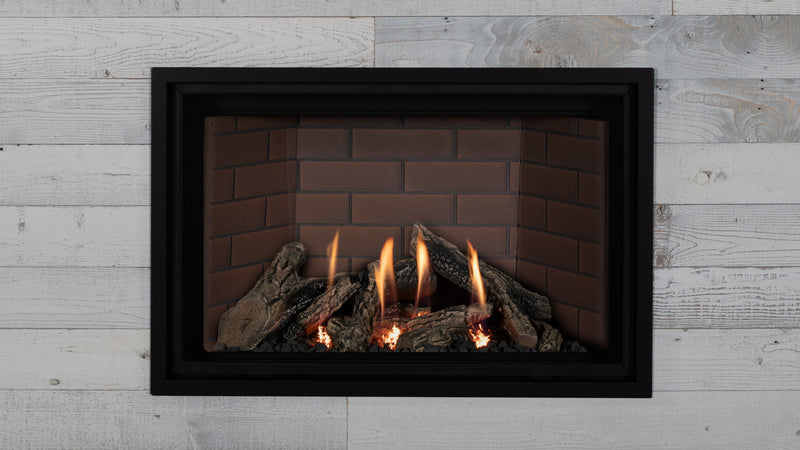 Montigo 34" DelRay Basic Square Direct Vent Gas Fireplace 15,000 BTU
